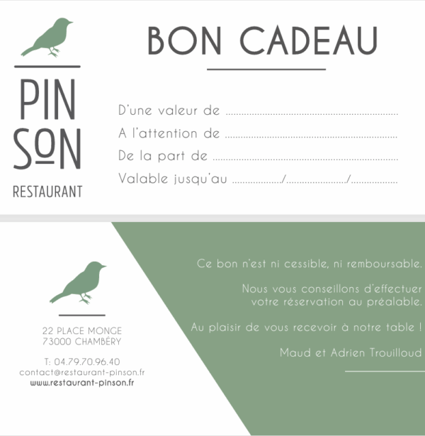 Bons cadeaux